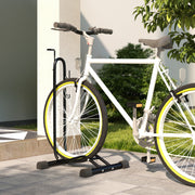 Suporte para Bicicletas de Chão Preto 45x44x118 cm
