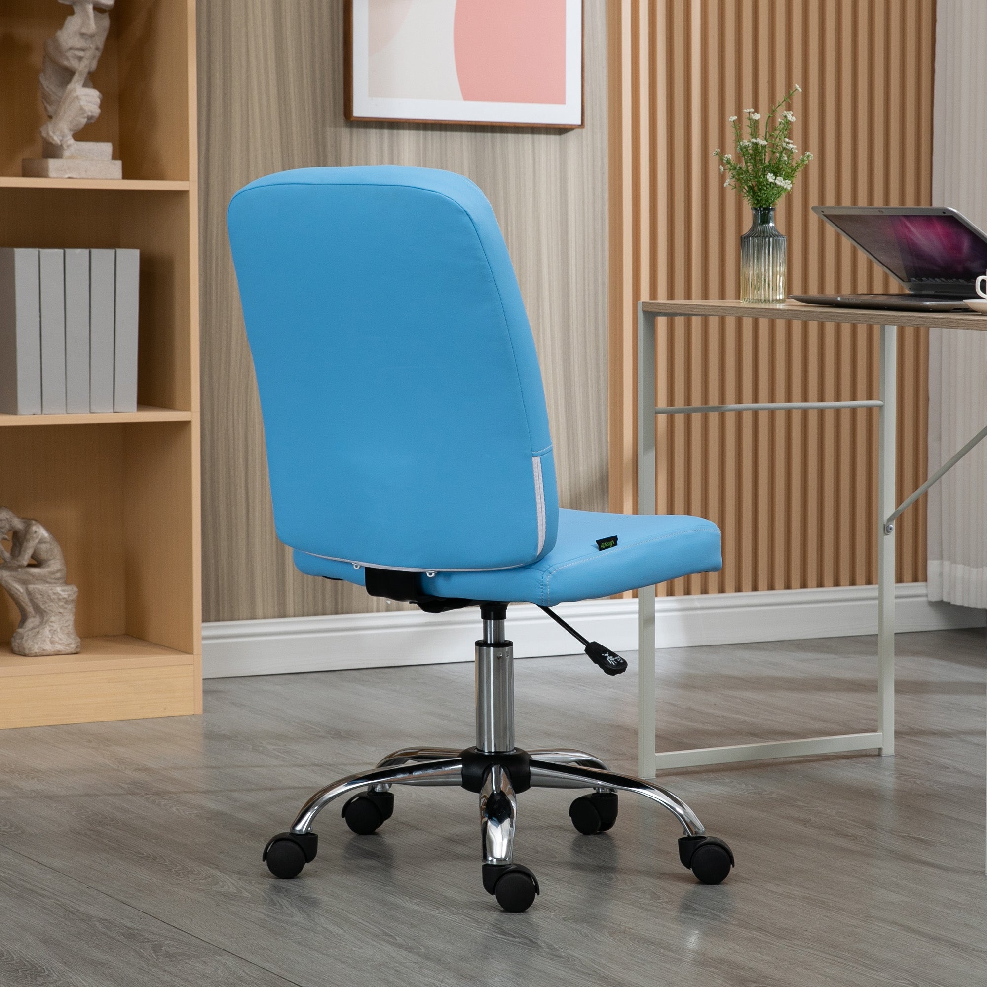 Cadeira de Escritório Azul 45x59x90-100 cm - Conforto e Estilo Moderno