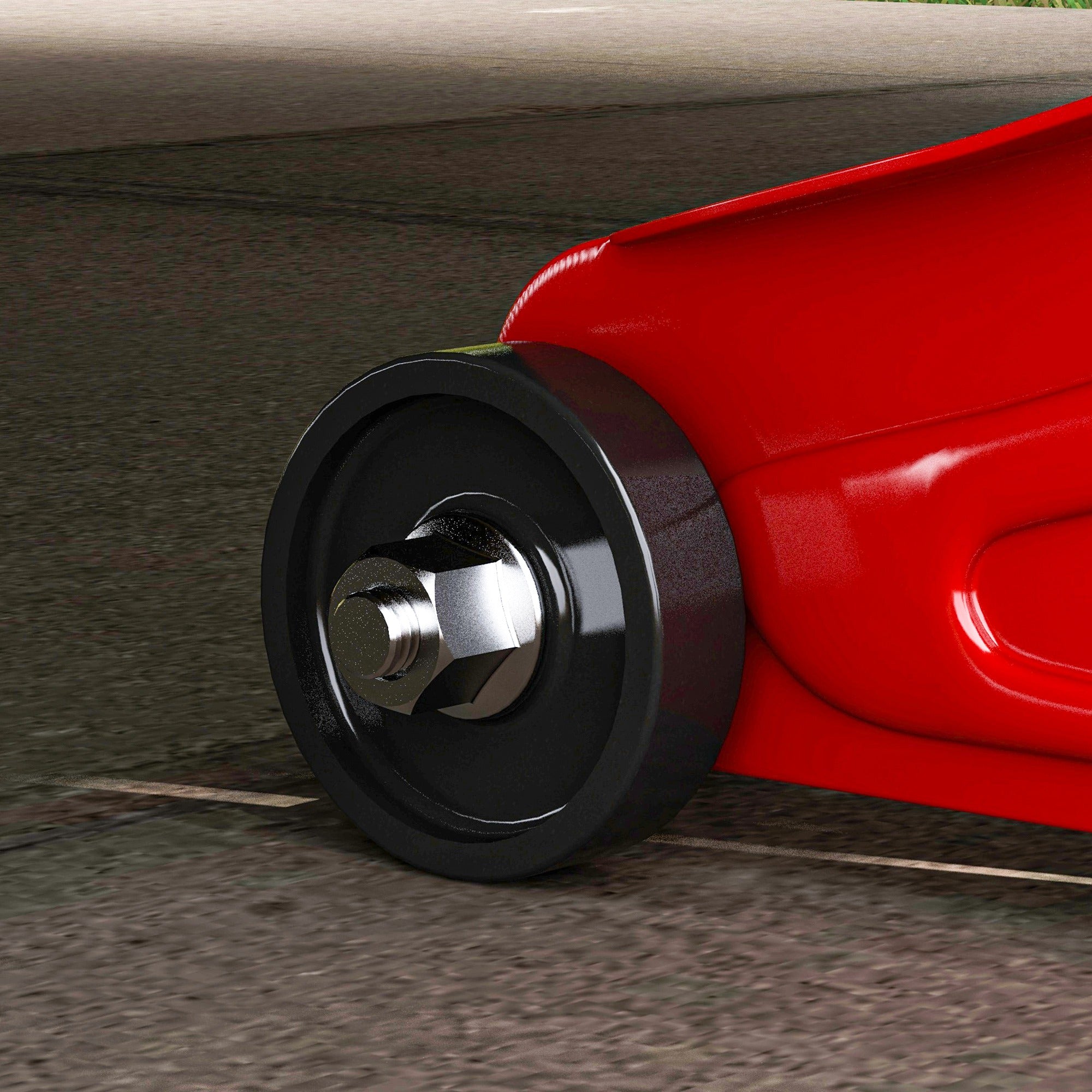 Macaco Hidráulico Vermelho 2 Toneladas - 40x13x12-30 cm