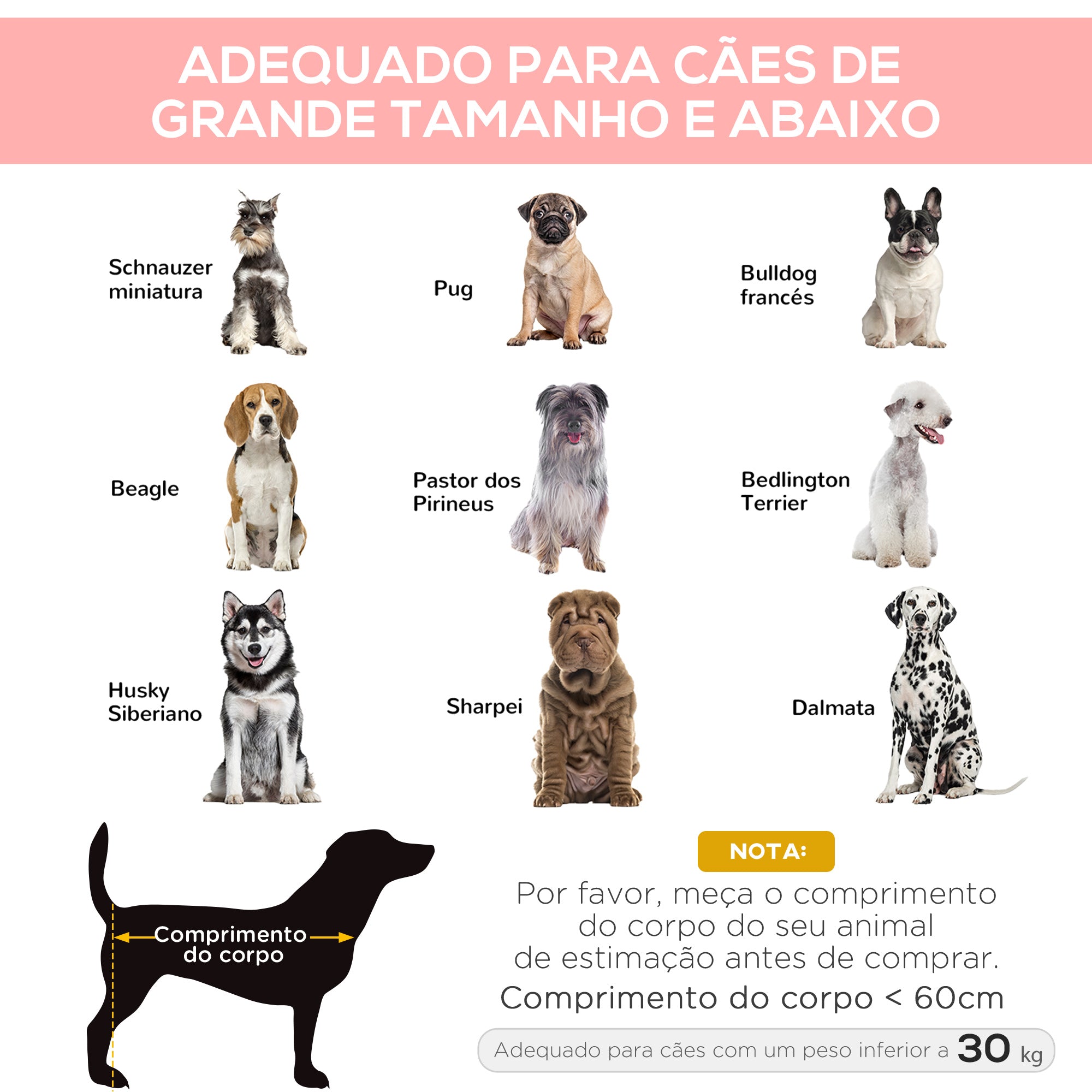 Cama Elevada para Animais de Estimação – 91,5x76,2x18cm – Vermelho – Metal e Tecido Oxford