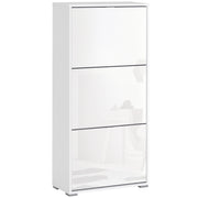 Sapateira Vertical Moderna Branca 60x26x124cm
