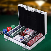 Mala de Poker Profissional – 29,5x20,5x6,5 cm – Multicor – Alumínio