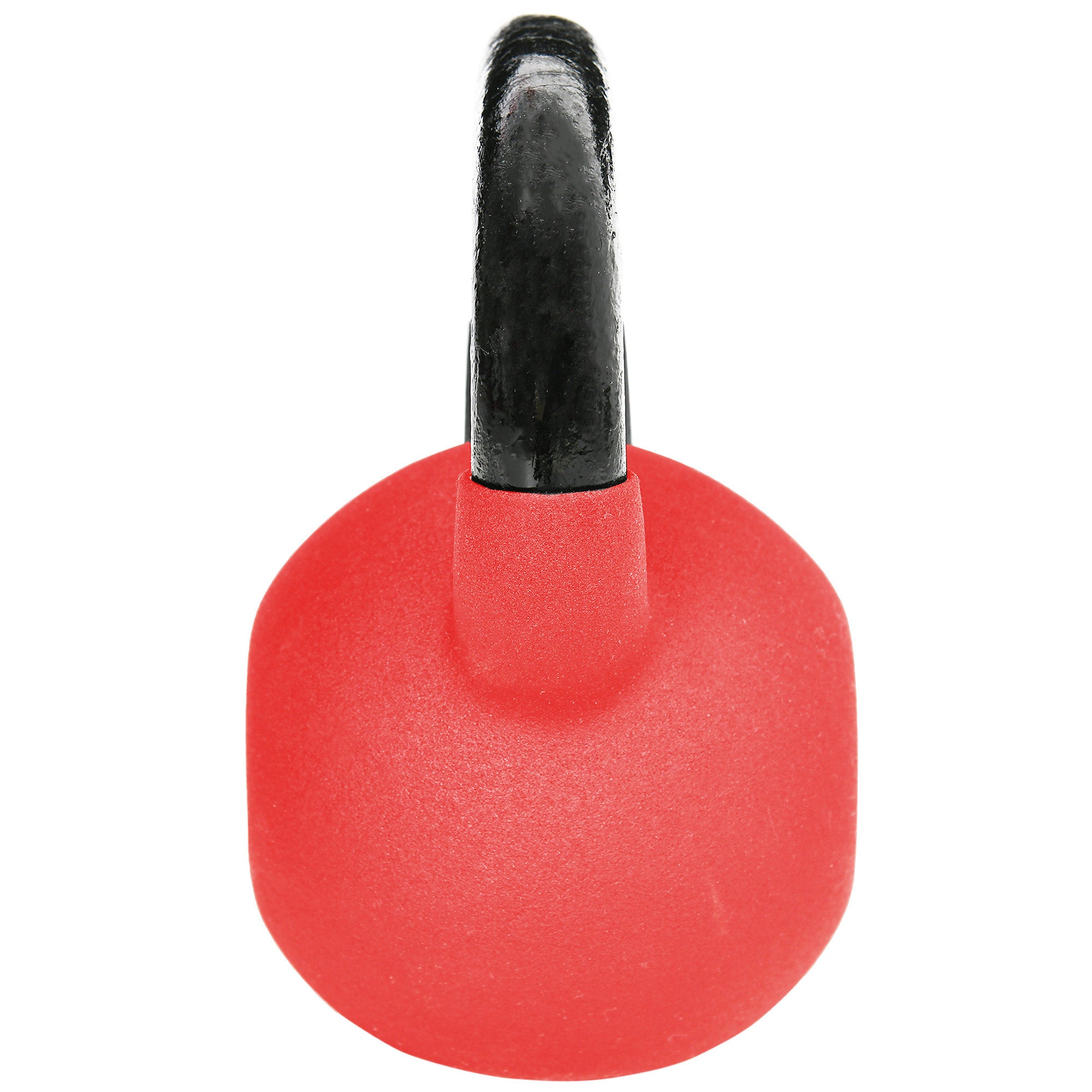 Kettlebell de 10kg Vermelho 19x12x22cm em Ferro Fundido com Revestimento de Neoprene