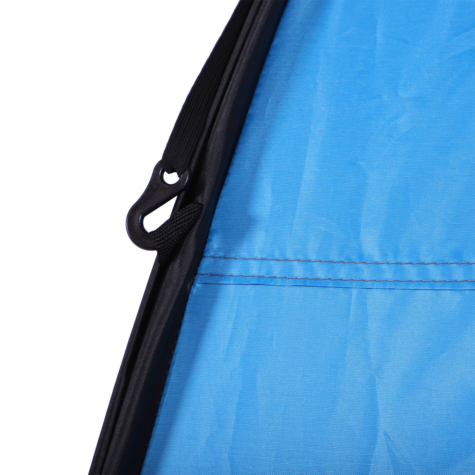Tenda de Privacidade Portátil – 120x120x190 cm – Azul – Poliéster, Tecido Oxford e Metal