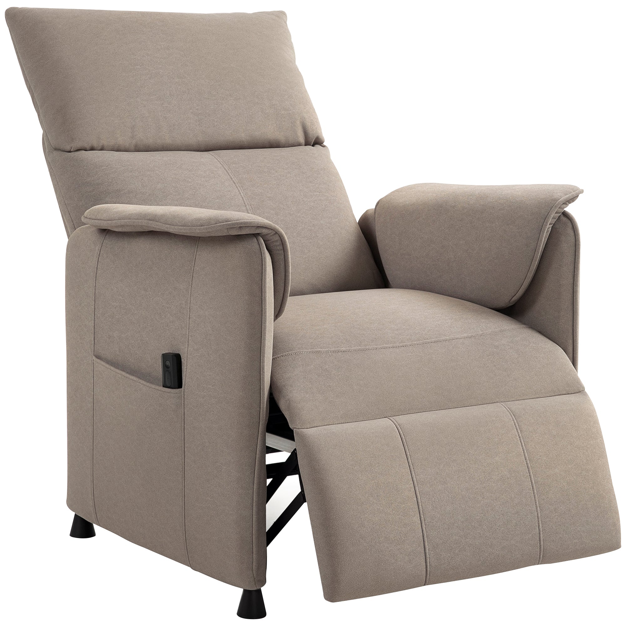 Poltrona Relax Reclinável Elétrica Marrom 80x83x104 cm