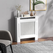 Cobertura de Radiador MDF Branco 78x19x82 cm