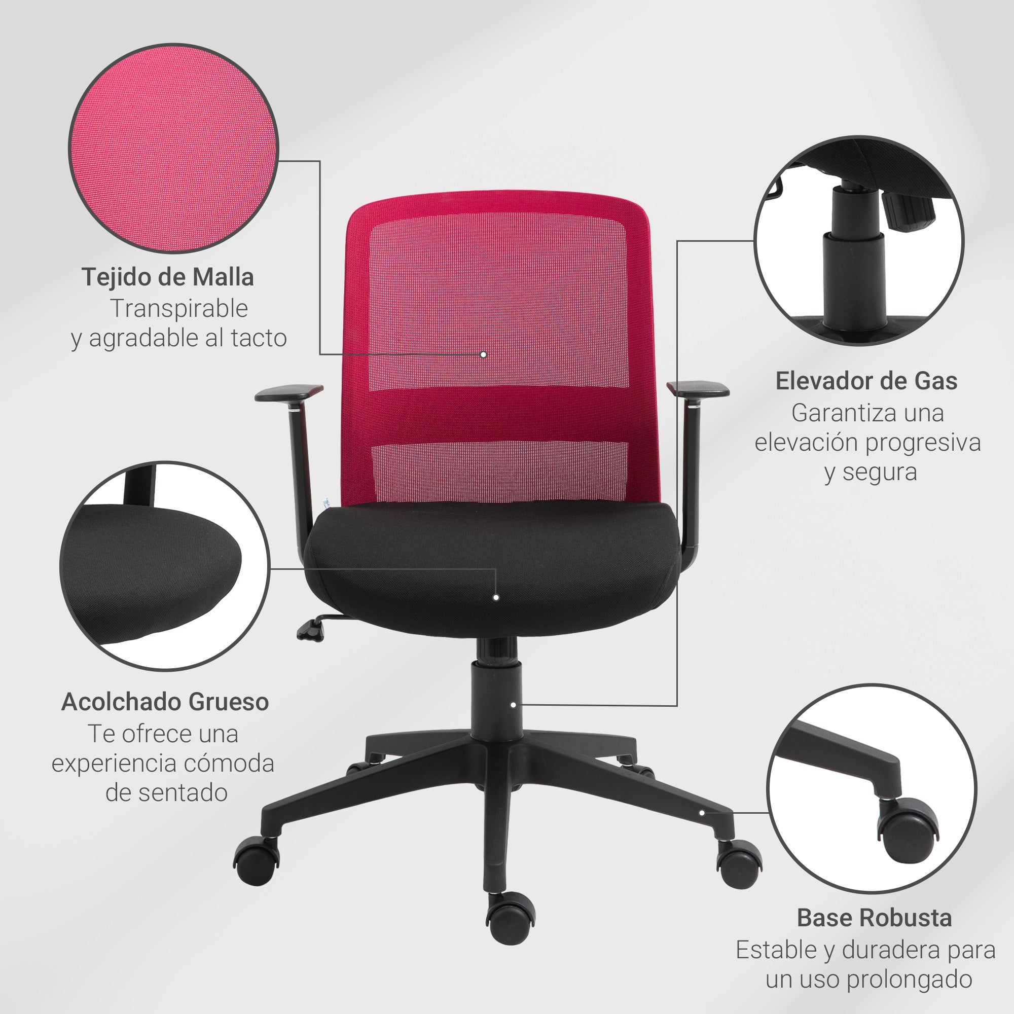 Silla Gaming Ergonómica Amarilla 70x71x122 cm