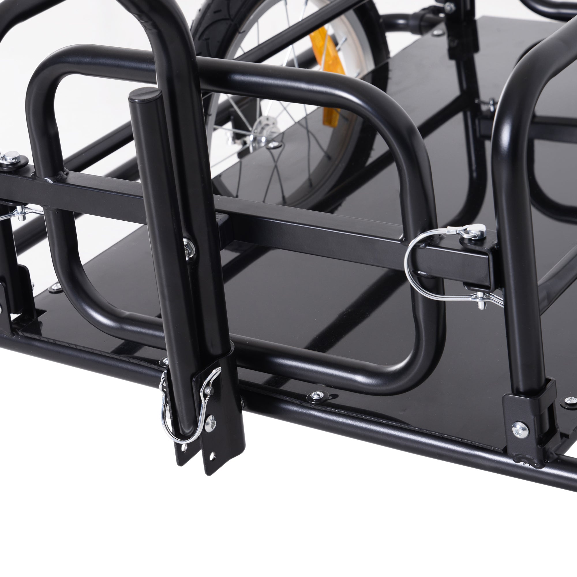 Reboque de Carga para Bicicleta 155x71,5x77 cm - Preto