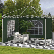 Paredes Laterais para Tenda de Jardim – 295x195 cm – Verde – Tecido Oxford