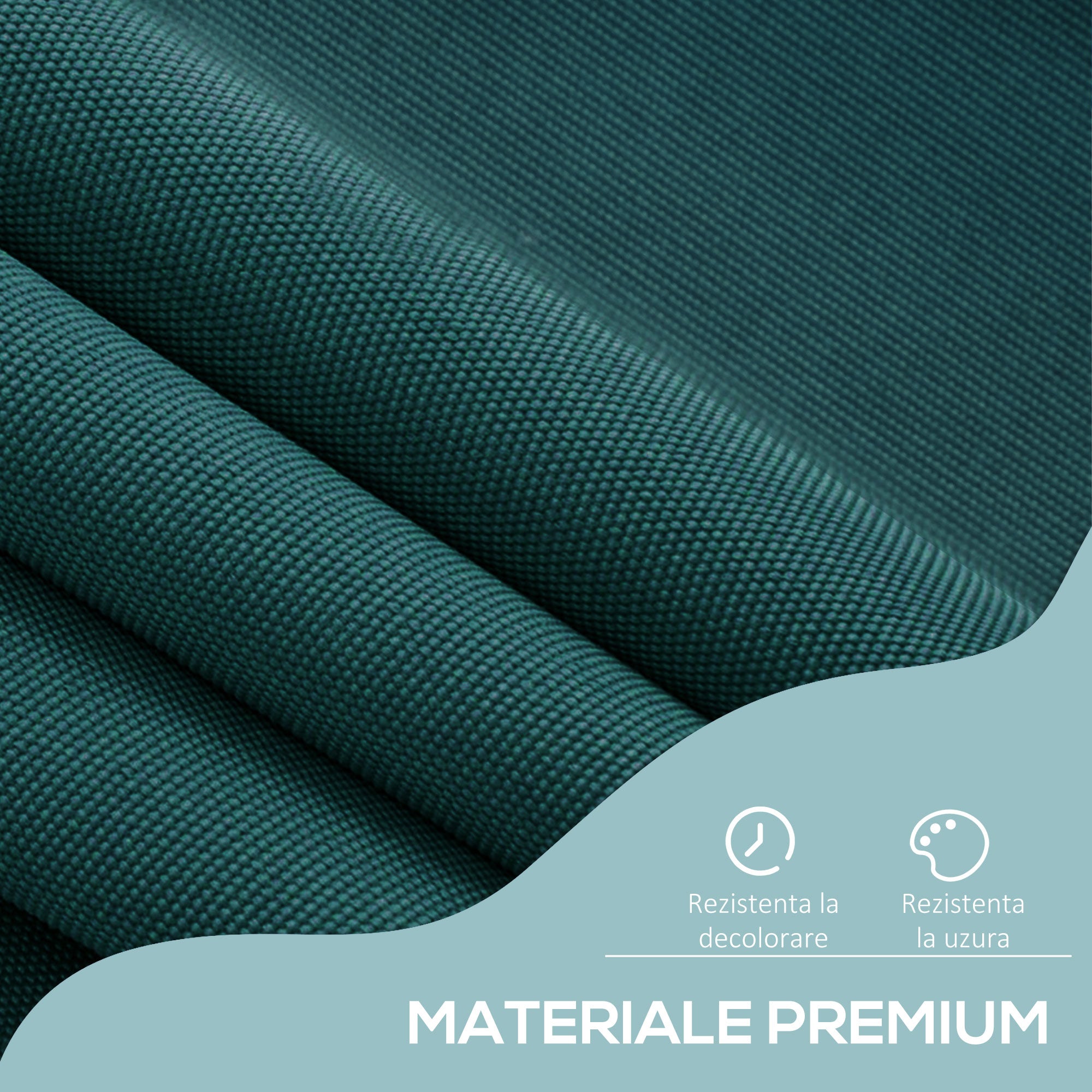Toldo Manual Retrátil 200x150 cm Verde - Proteção Solar para Varanda