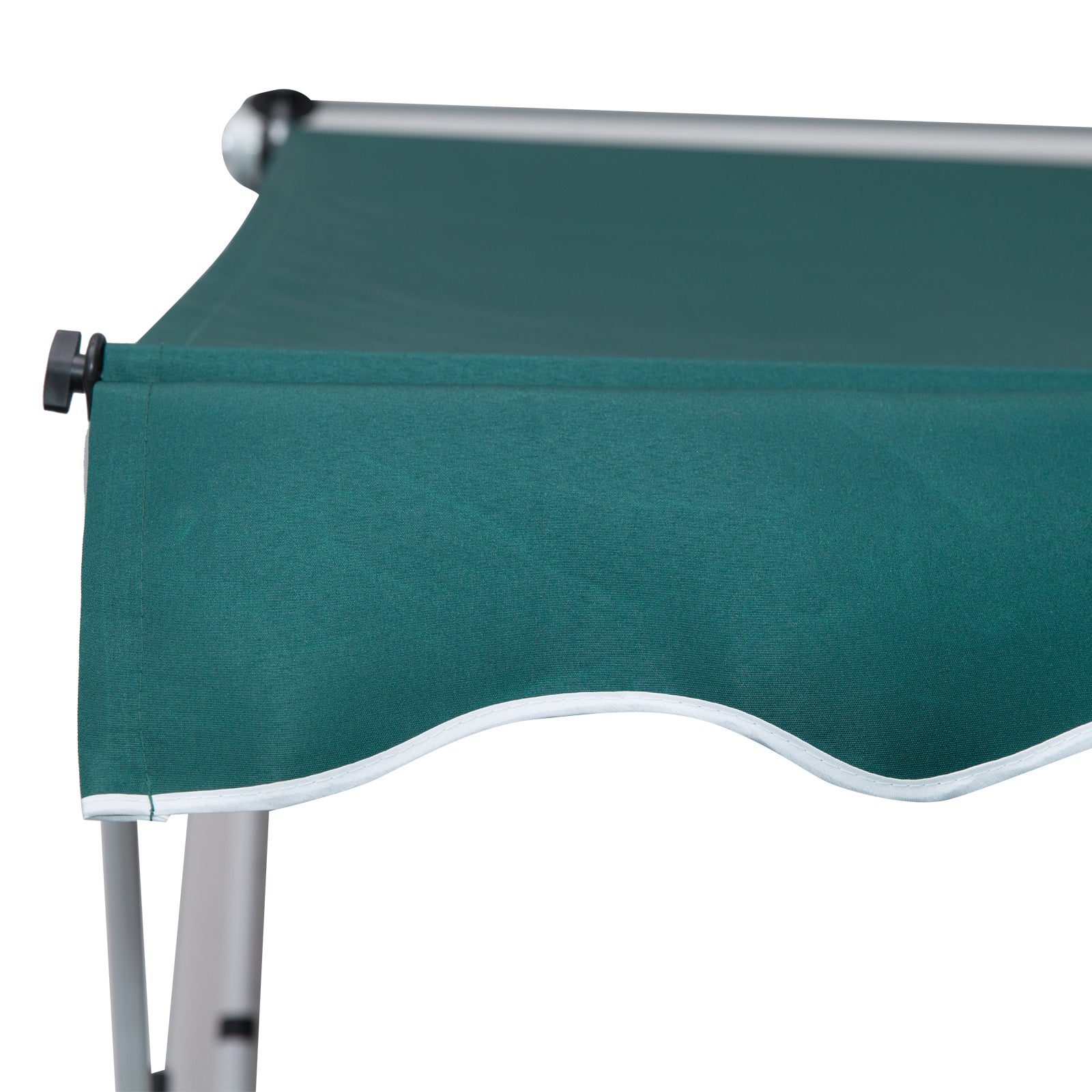 Toldo Manual Retrátil 200x150 cm Verde - Proteção Solar para Varanda