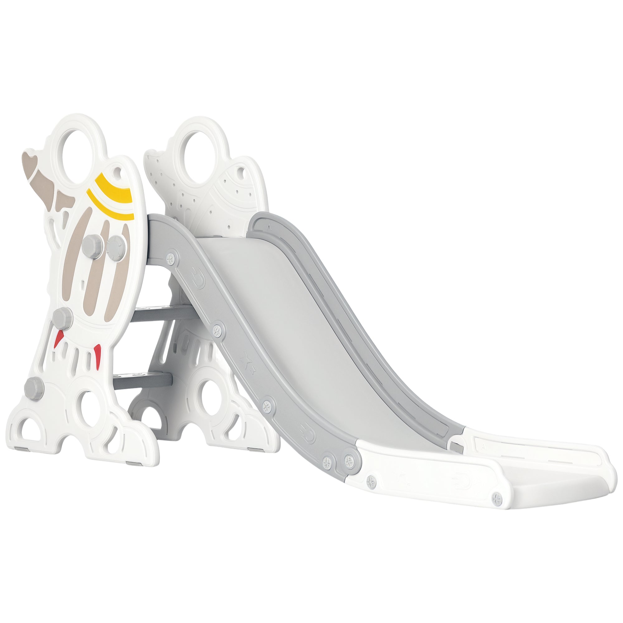 Escorregador para Crianças de 18-36 Meses Cinzento 157x46,5x80 cm