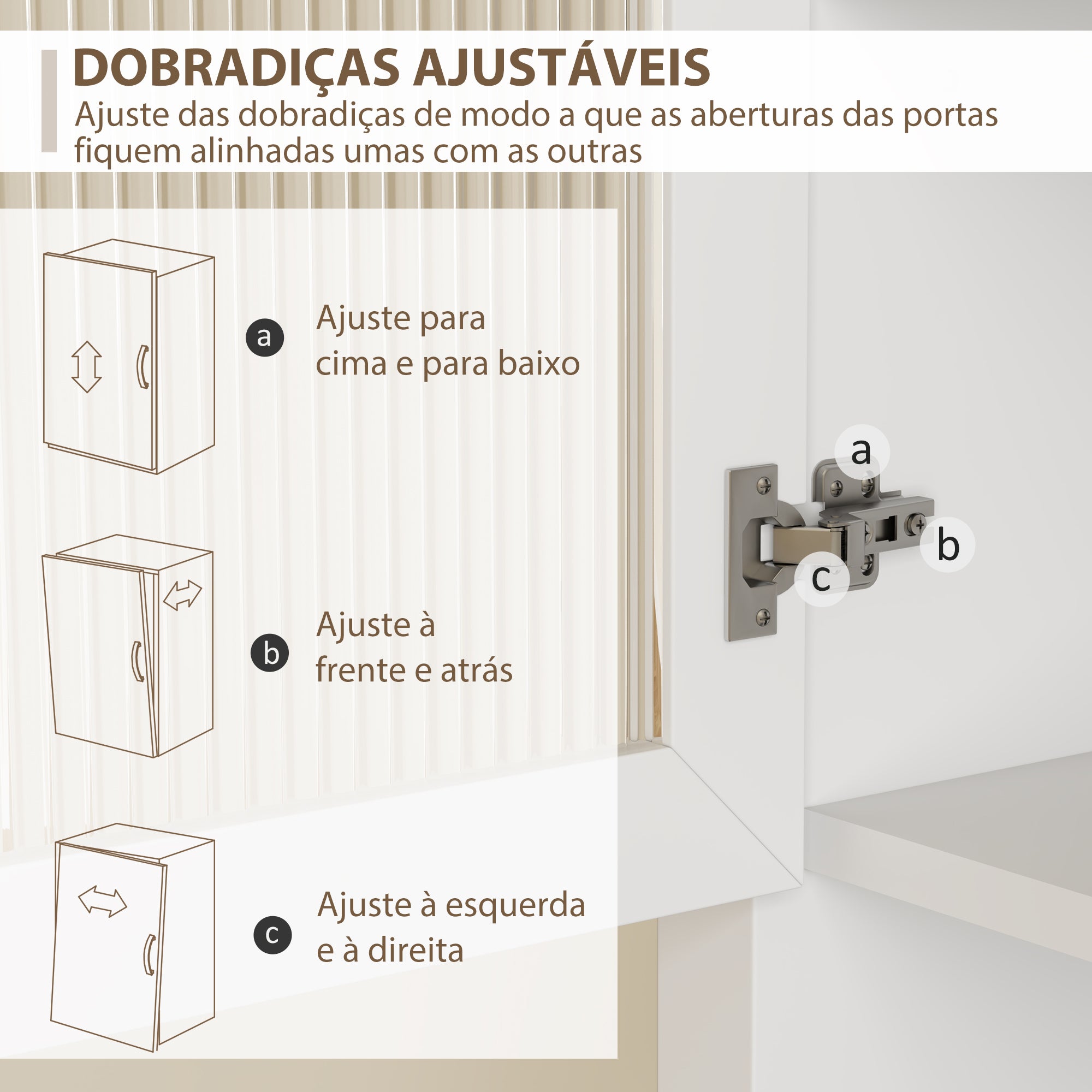 Armário Alto de Cozinha Moderno Branco 79x40x180 cm