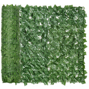 Vedação Artificial em Rolo 300x100 cm Verde - Decoração de Privacidade para Jardim Exterior
