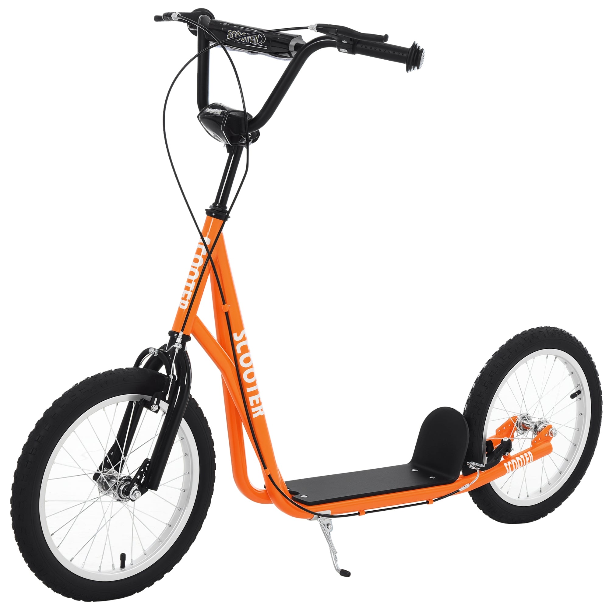Trotinete para Crianças e Adolescentes - Laranja 139x58x90-96 cm