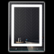 Espelho de Casa de Banho com Luzes LED Prata 70x50 cm