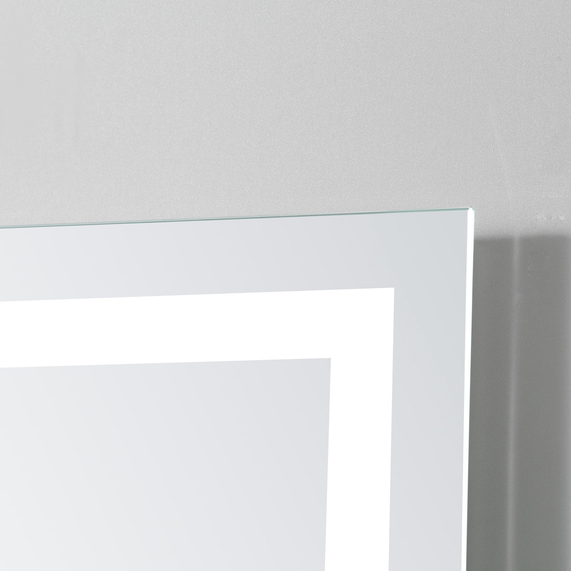 Espelho de Casa de Banho com Luzes LED Prata 70x50 cm