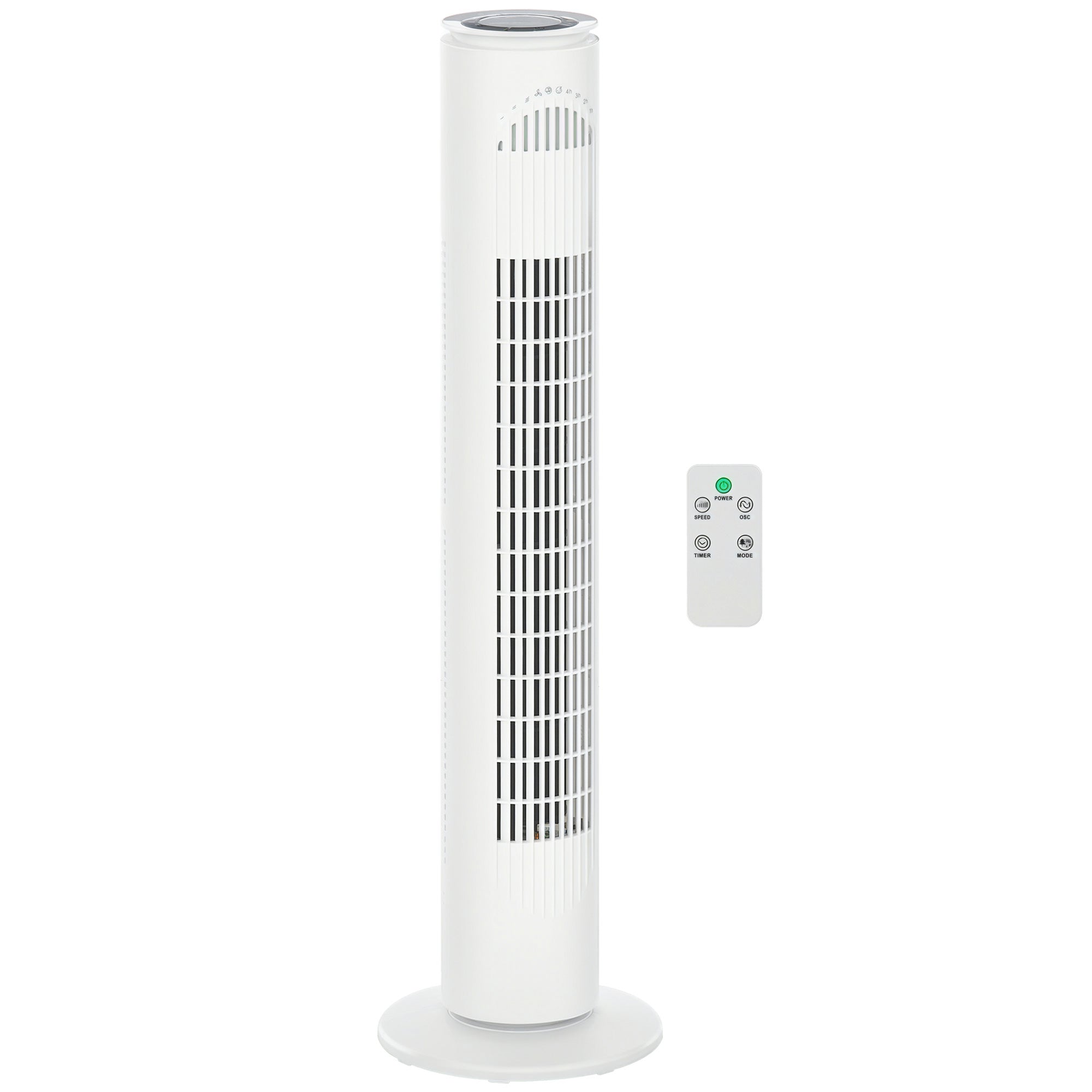 Ventoinha de Coluna Ø22x77 cm - Branco