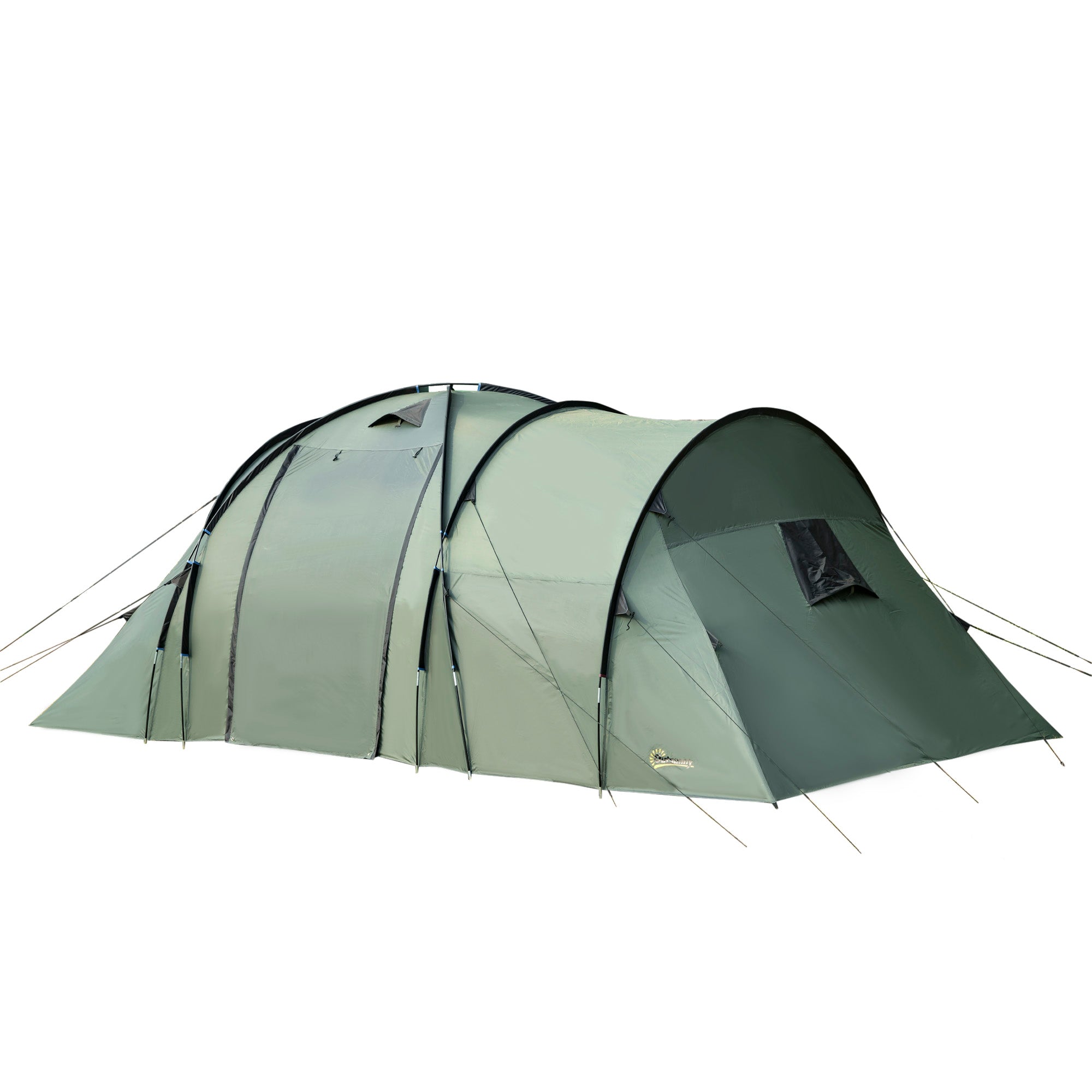 Tenda Espaçosa Verde para 5 Pessoas 580x260x200 cm