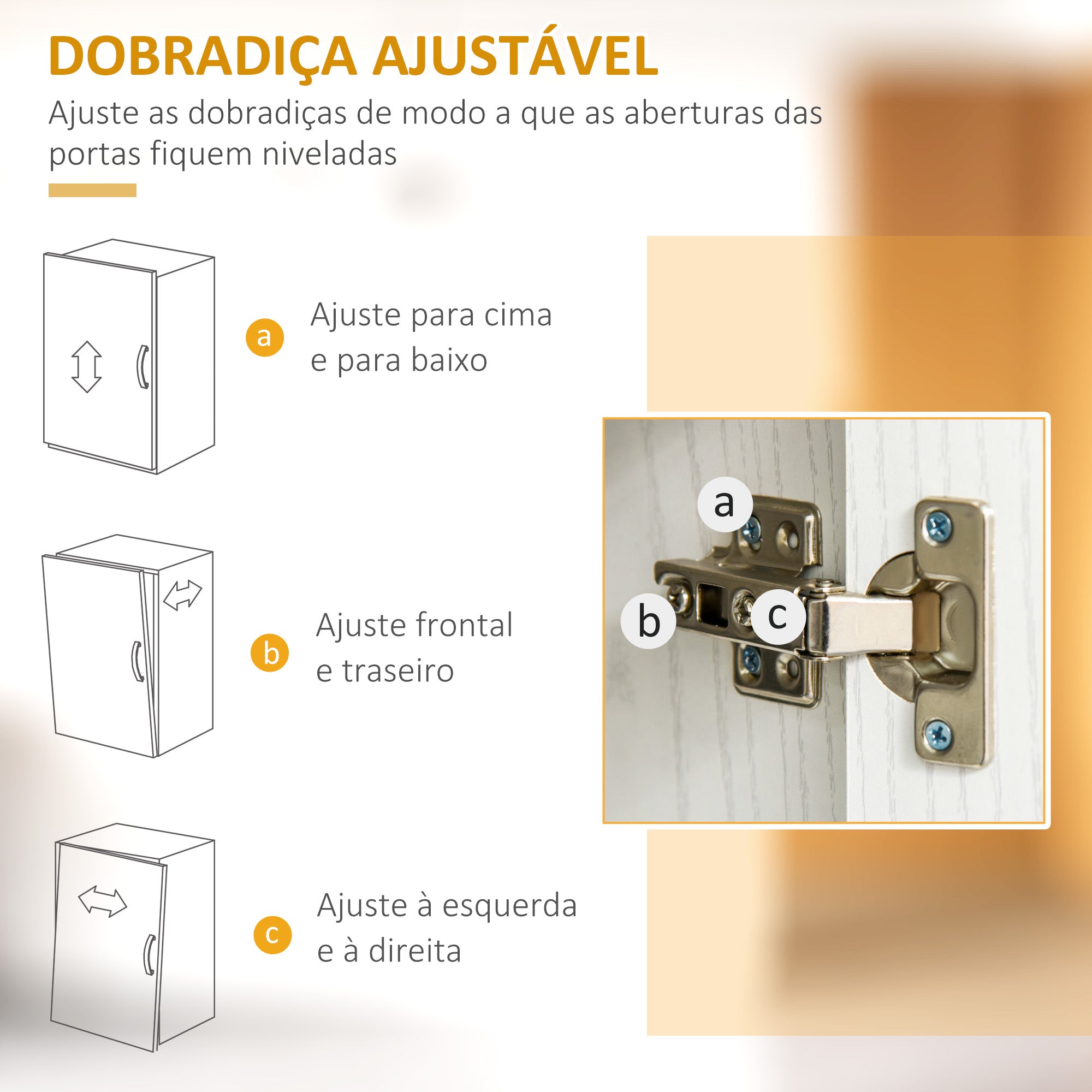 Armário Auxiliar para Microondas 60,4x40,3x97 cm - Cor Branco