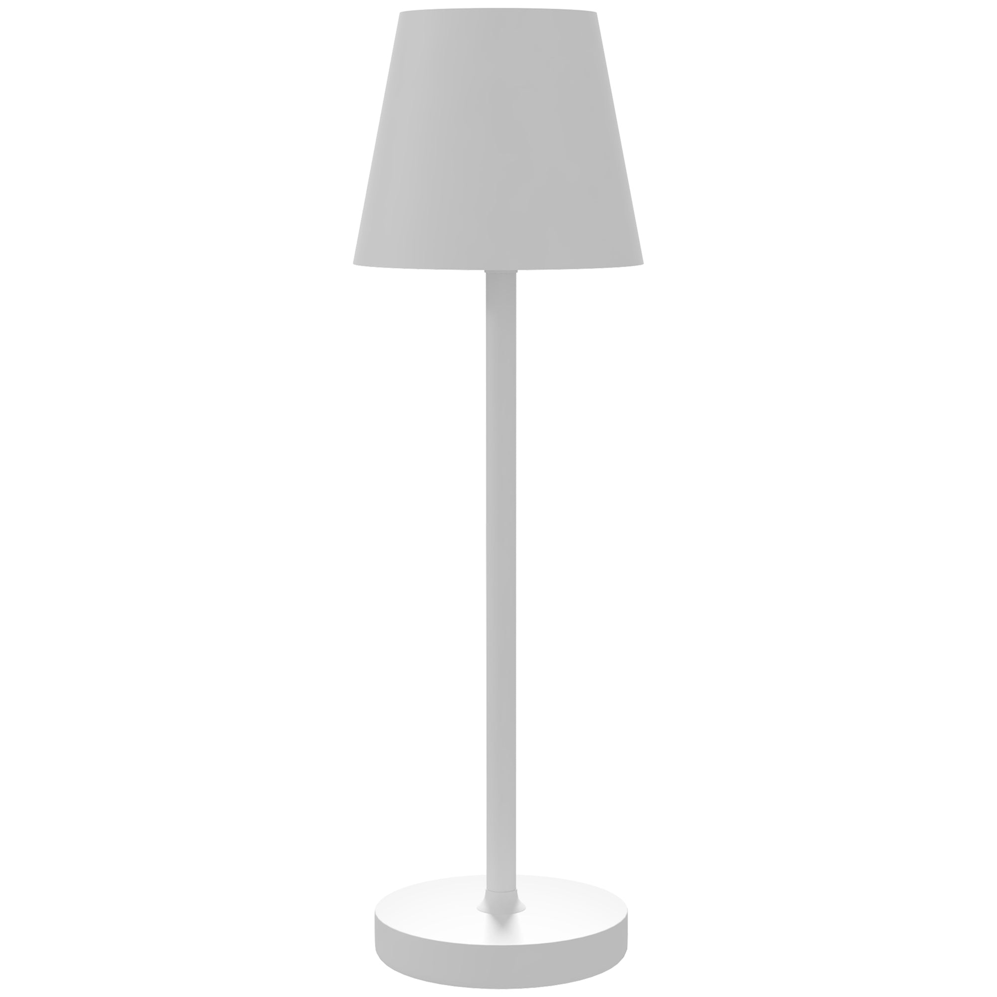 Candeeiro de Mesa LED Recarregável USB-C Ø11,2x36,5 cm - Branco