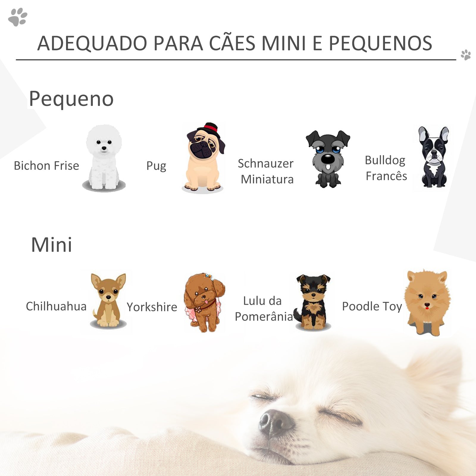 Gaiola Metálica 61x43x50 cm Prata e Branco para Cães