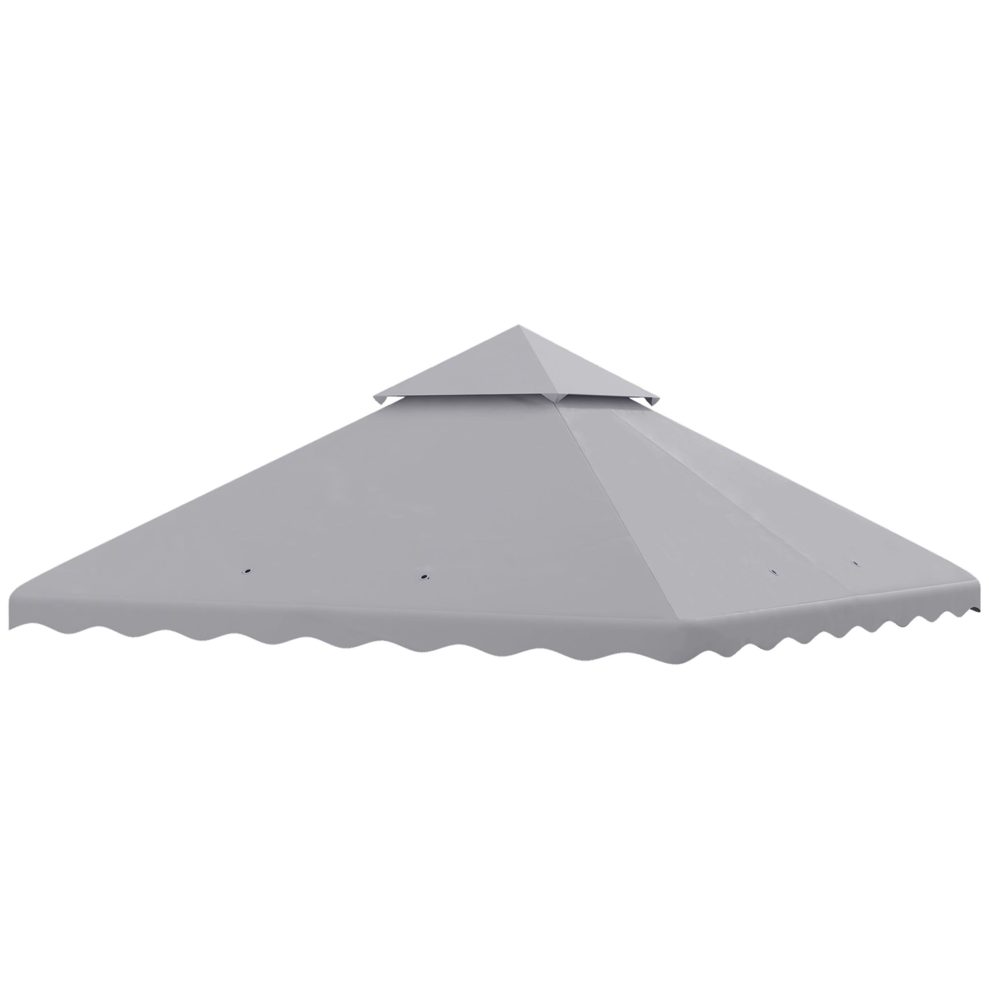 Toldo de Substituição 295x295 cm - Cinza Claro