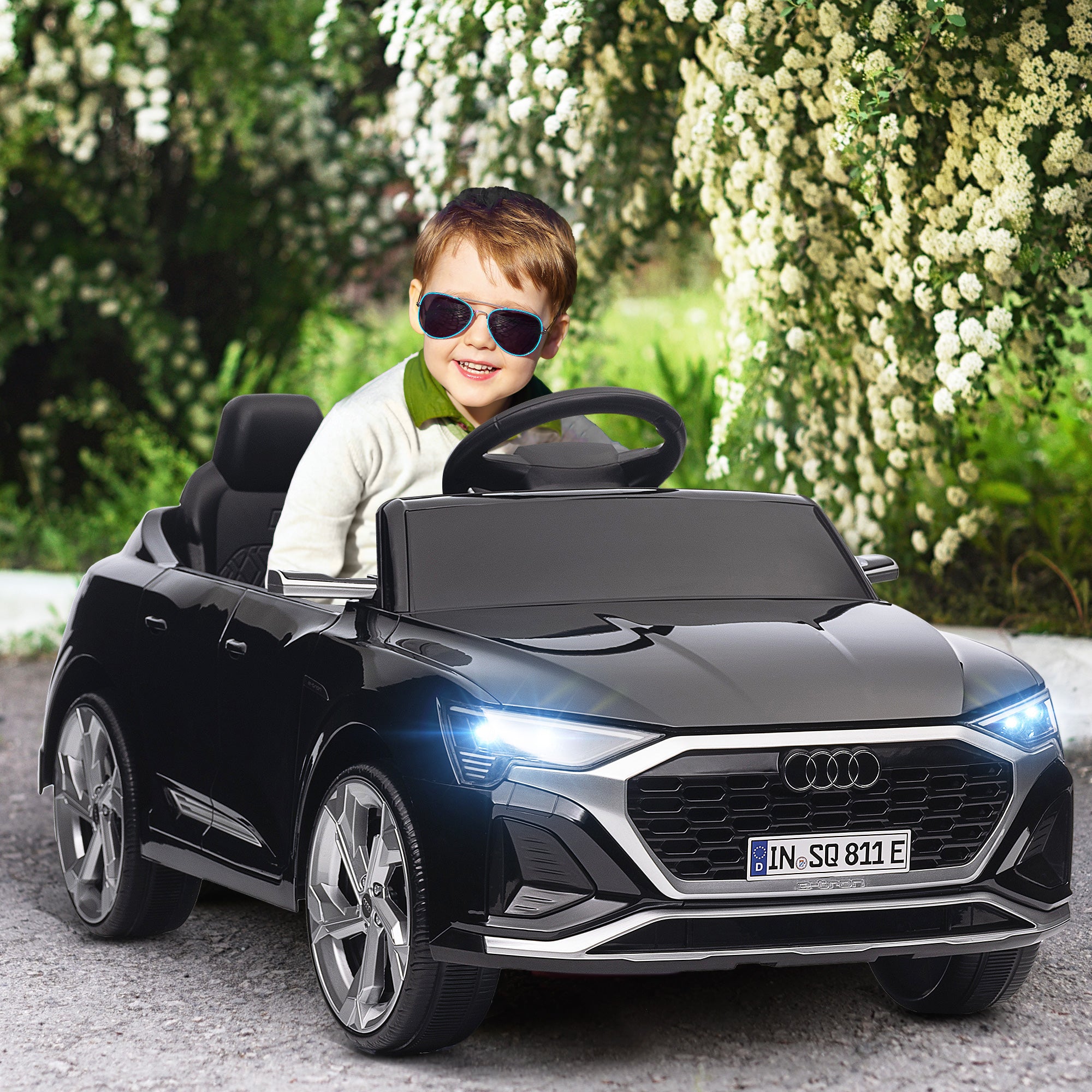 Carro Elétrico para Crianças 98x49,5x43 cm Preto