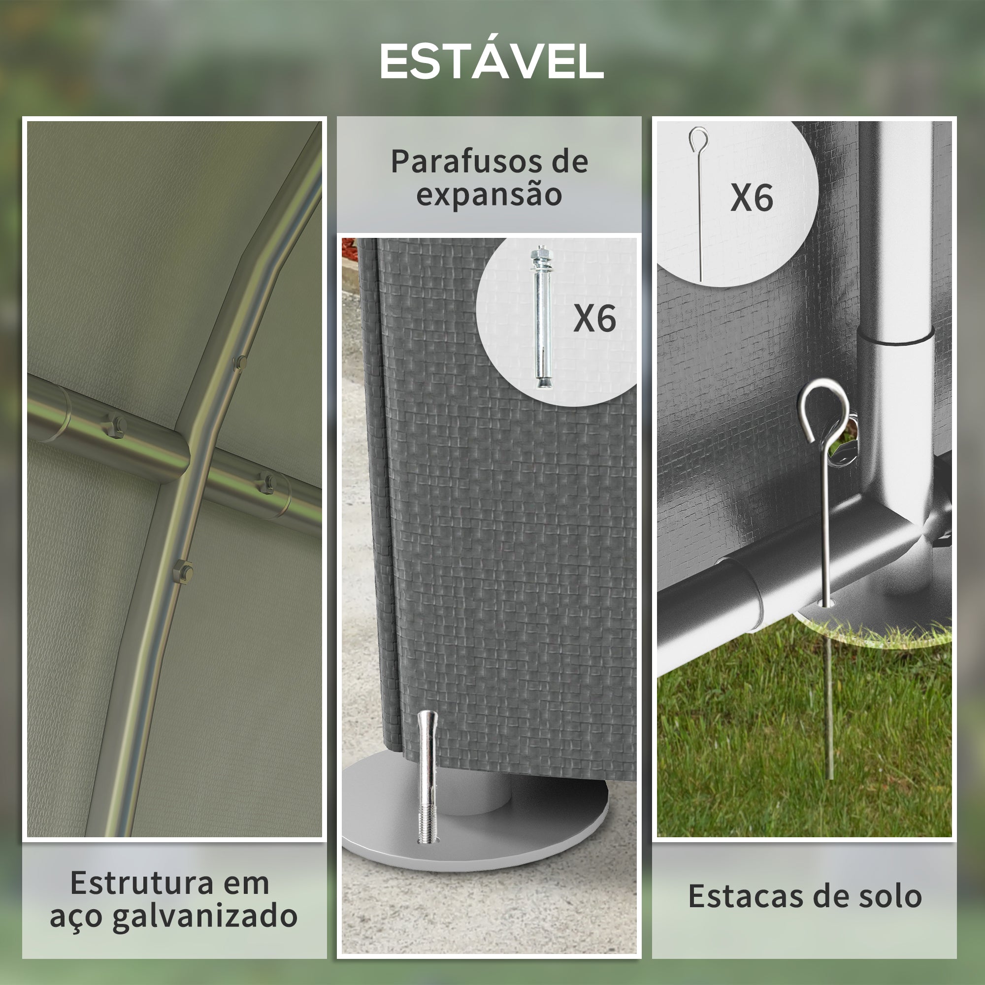 Abrigo de Jardim para Bicicletas e Motos 120x180x165 cm - Cinza Escuro