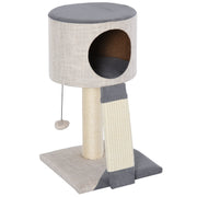 Arranhador para Gatos - 30x30x50 cm - Cinzento