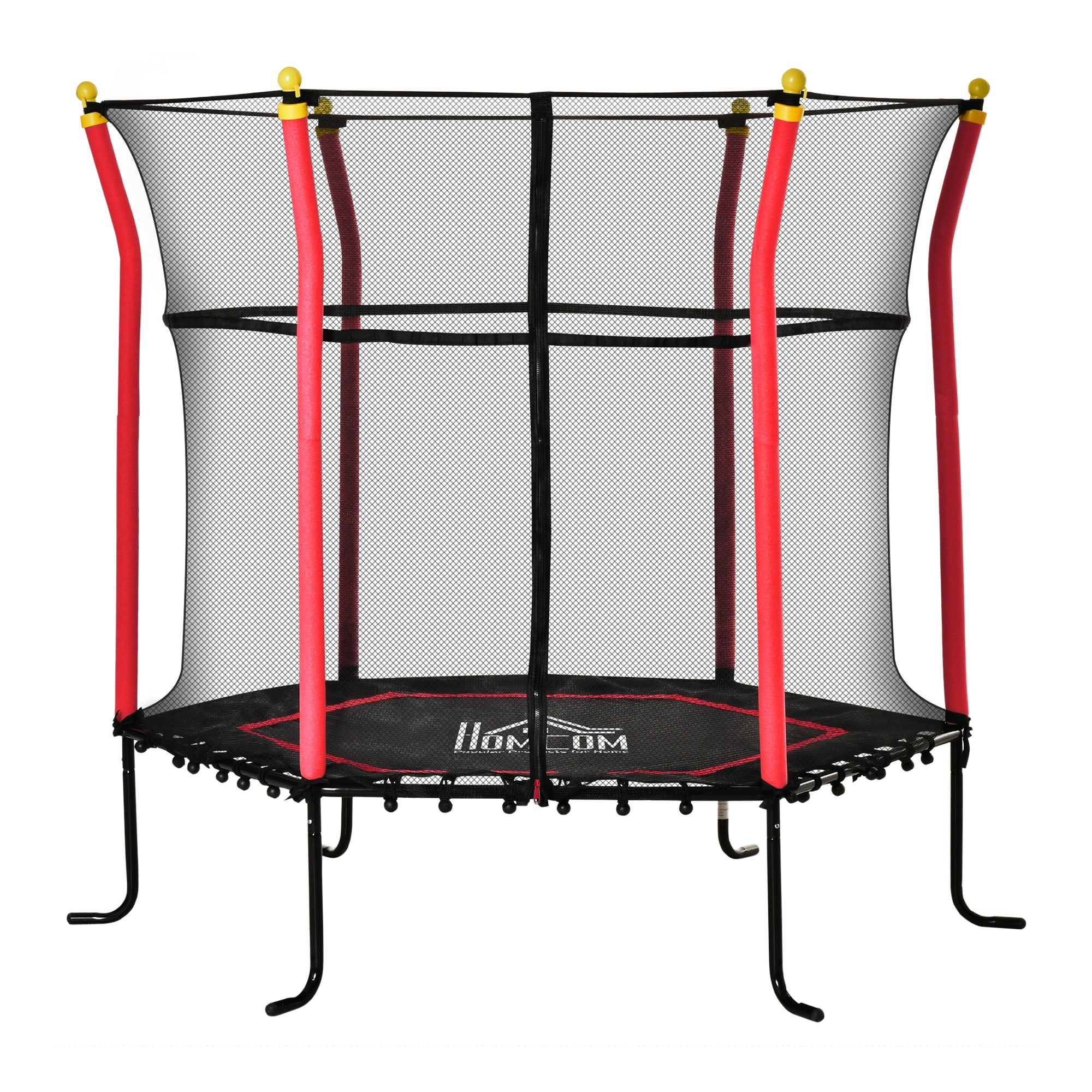 Trampolim Infantil Vermelho Ø163,5x163,5 cm