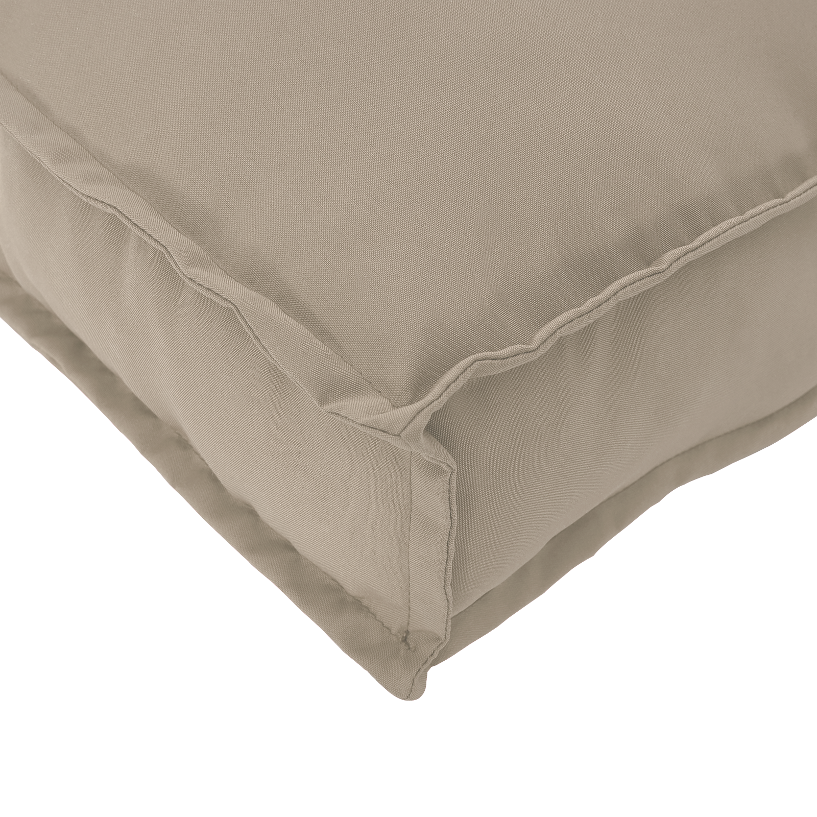 Almofada de palete para encosto Cinzento-acastanhado