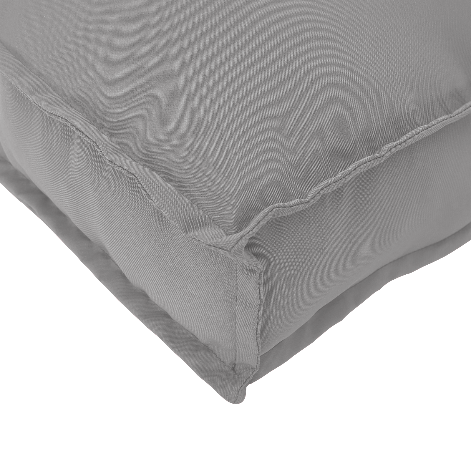 Conjunto de Almofadas para Palete 2 pcs Cinzeto 100 x 40 x 8 cm