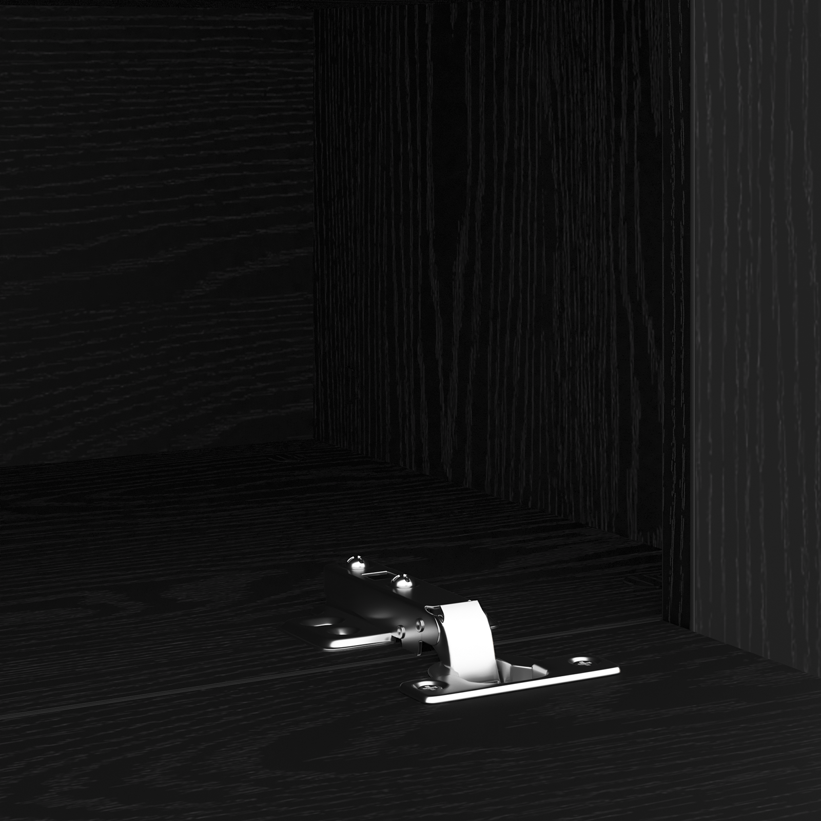 Gabinete para TV com gaveta Carvalho Preto 120 x 35 x 40 cm