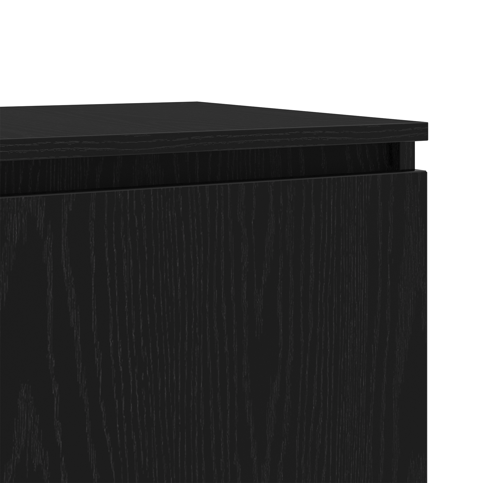 Gabinete para TV Carvalho Preto 140 x 38,5 x 36 cm