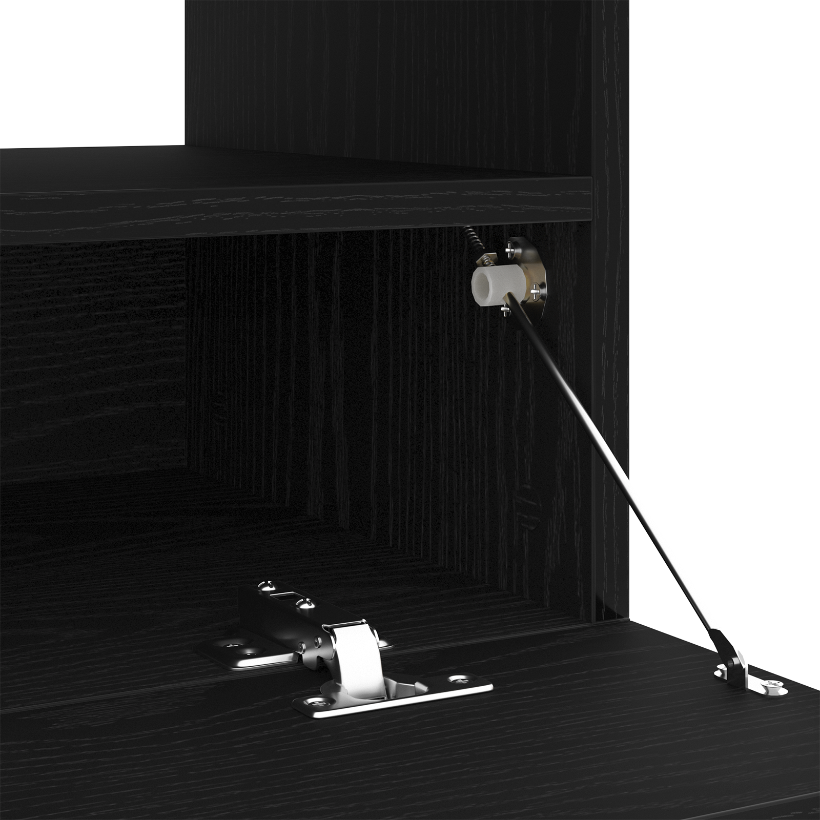 Gabinete para TV Carvalho Preto 80 x 35 x 40 cm