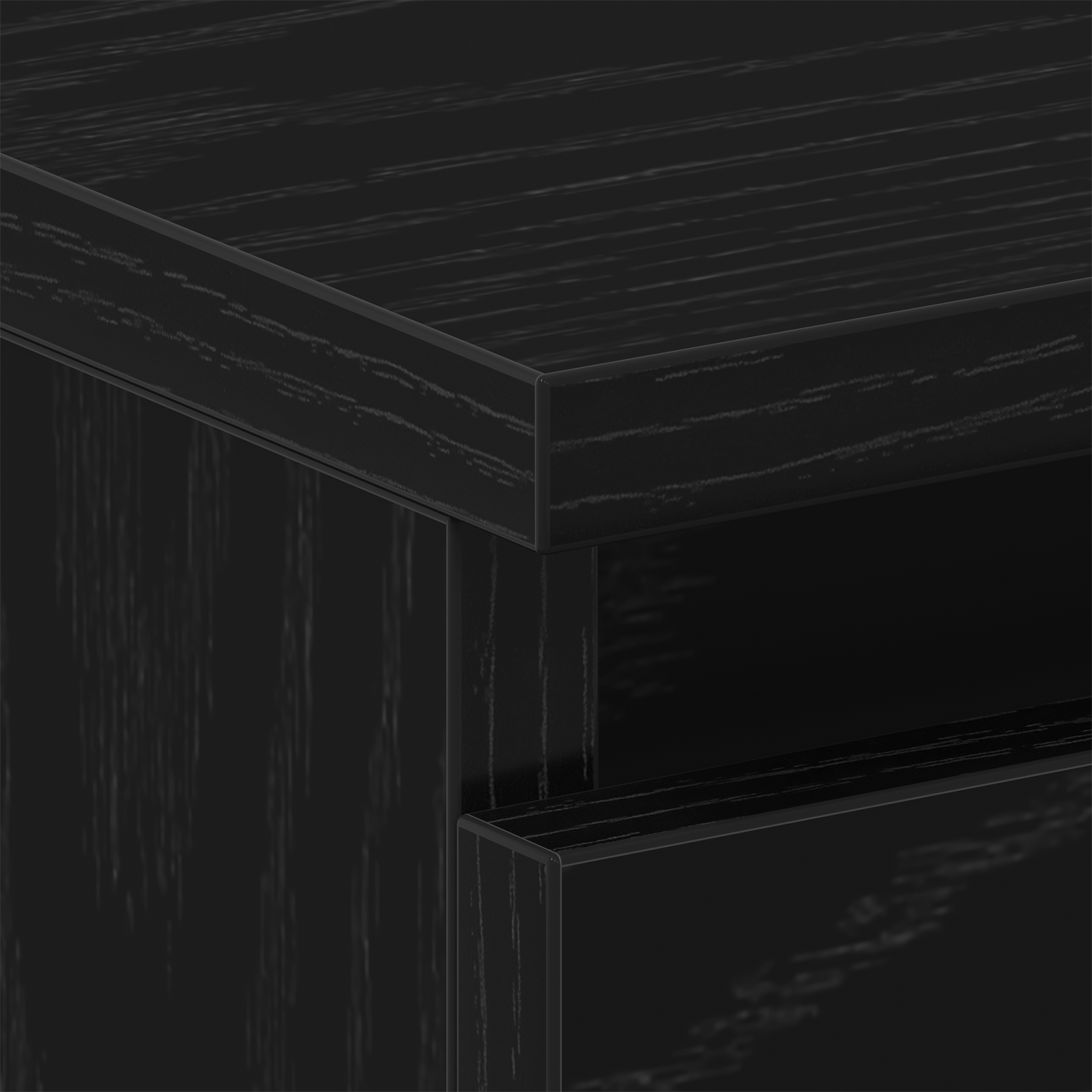 Armário de Cabeceira 2 pcs Carvalho Preto 40 x 30 x 39 cm