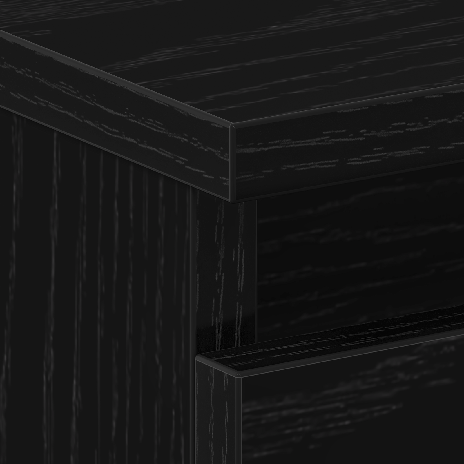 Armário de Cabeceira 2 pcs Carvalho preto 40 x 35 x 62,5 cm