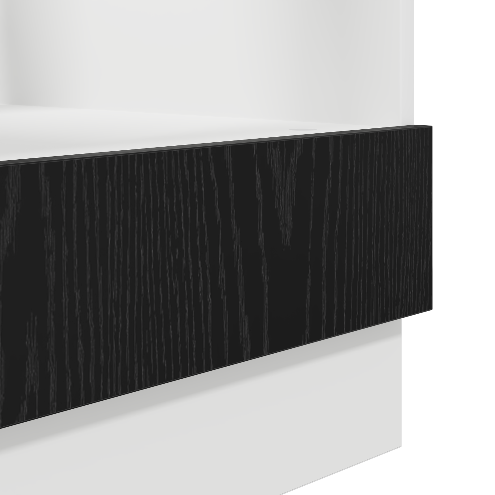 Armário de forno Riga Carvalho preto 60 x 46 x 81,5 cm