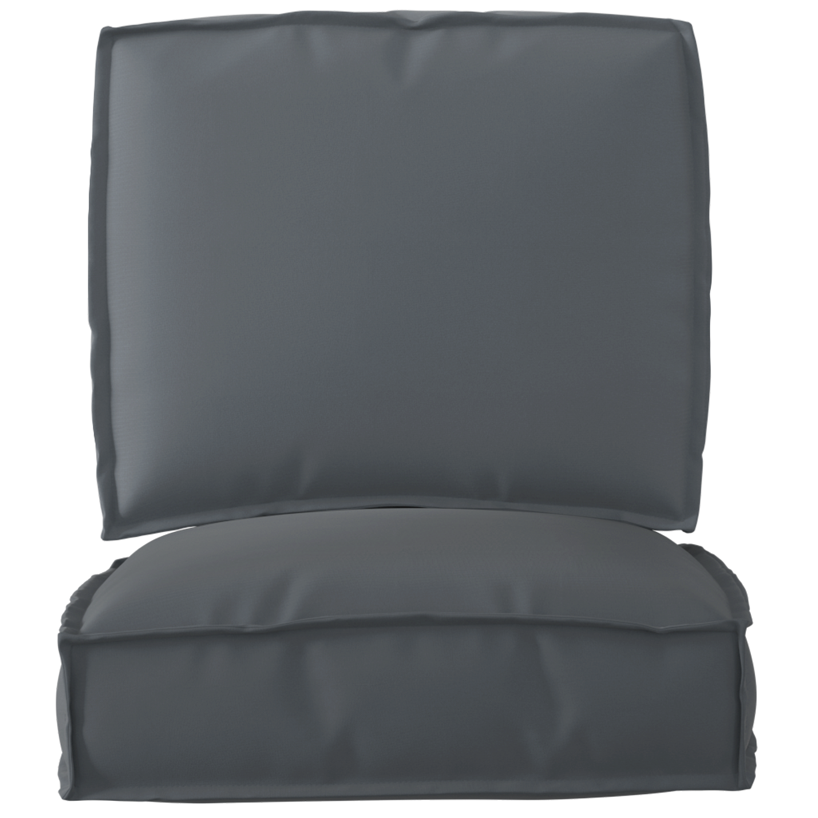 Conjunto de Almofadas para Palete 2 pcs Antracite