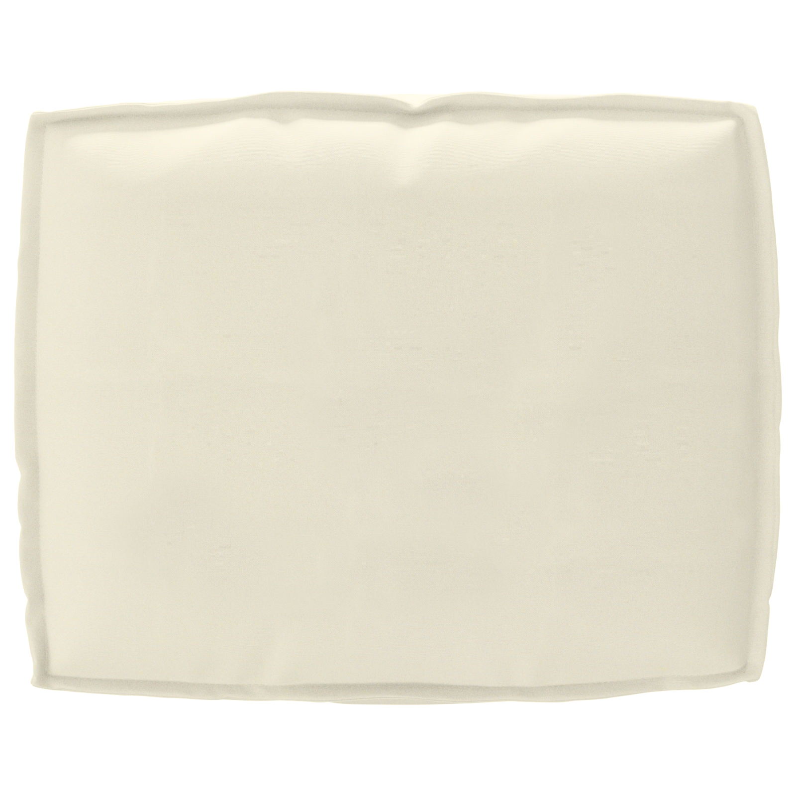 Conjunto de Almofadas para Palete 2 pcs Creme 50 x 50 x 12 cm