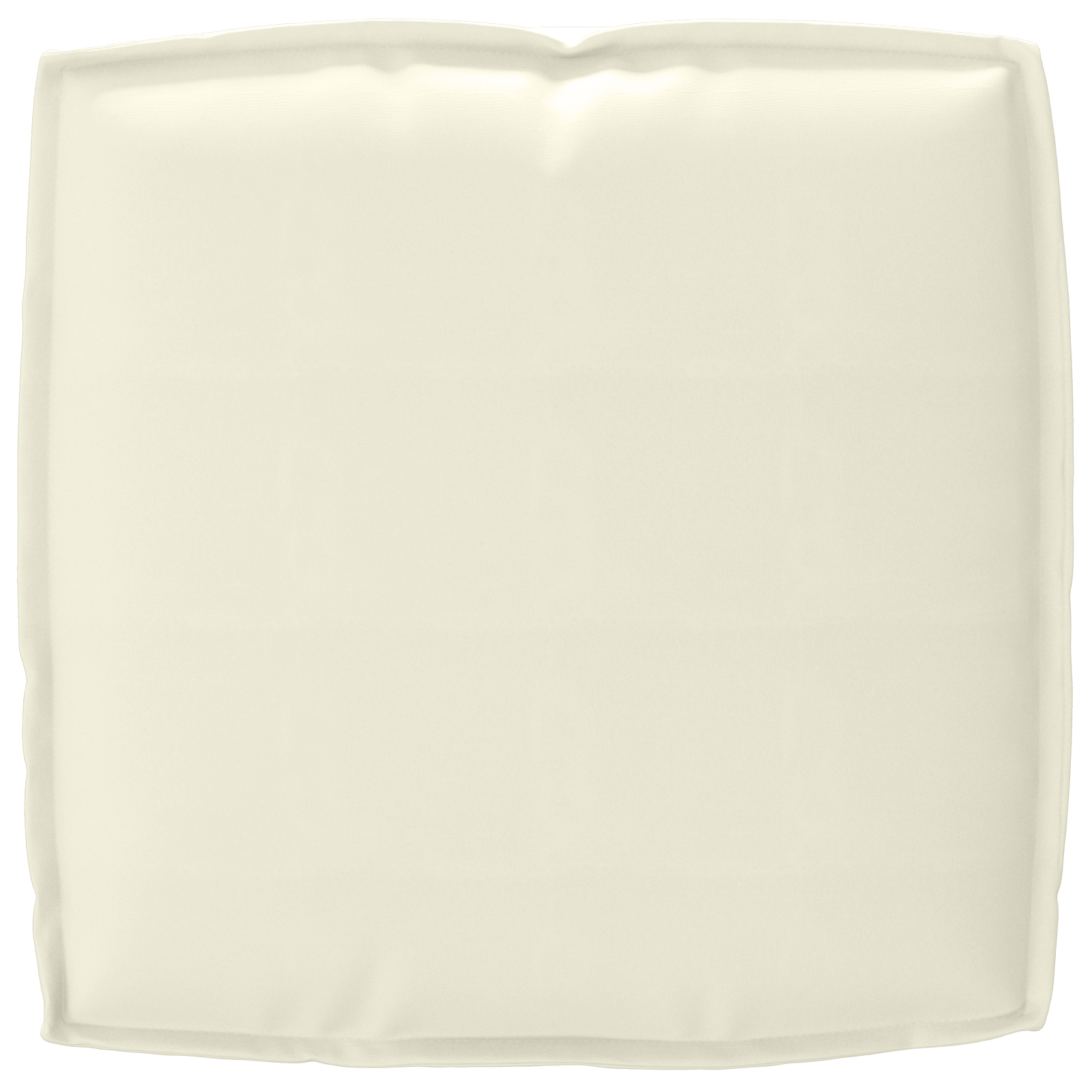 Conjunto de Almofadas para Palete 2 pcs Creme 50 x 50 x 12 cm