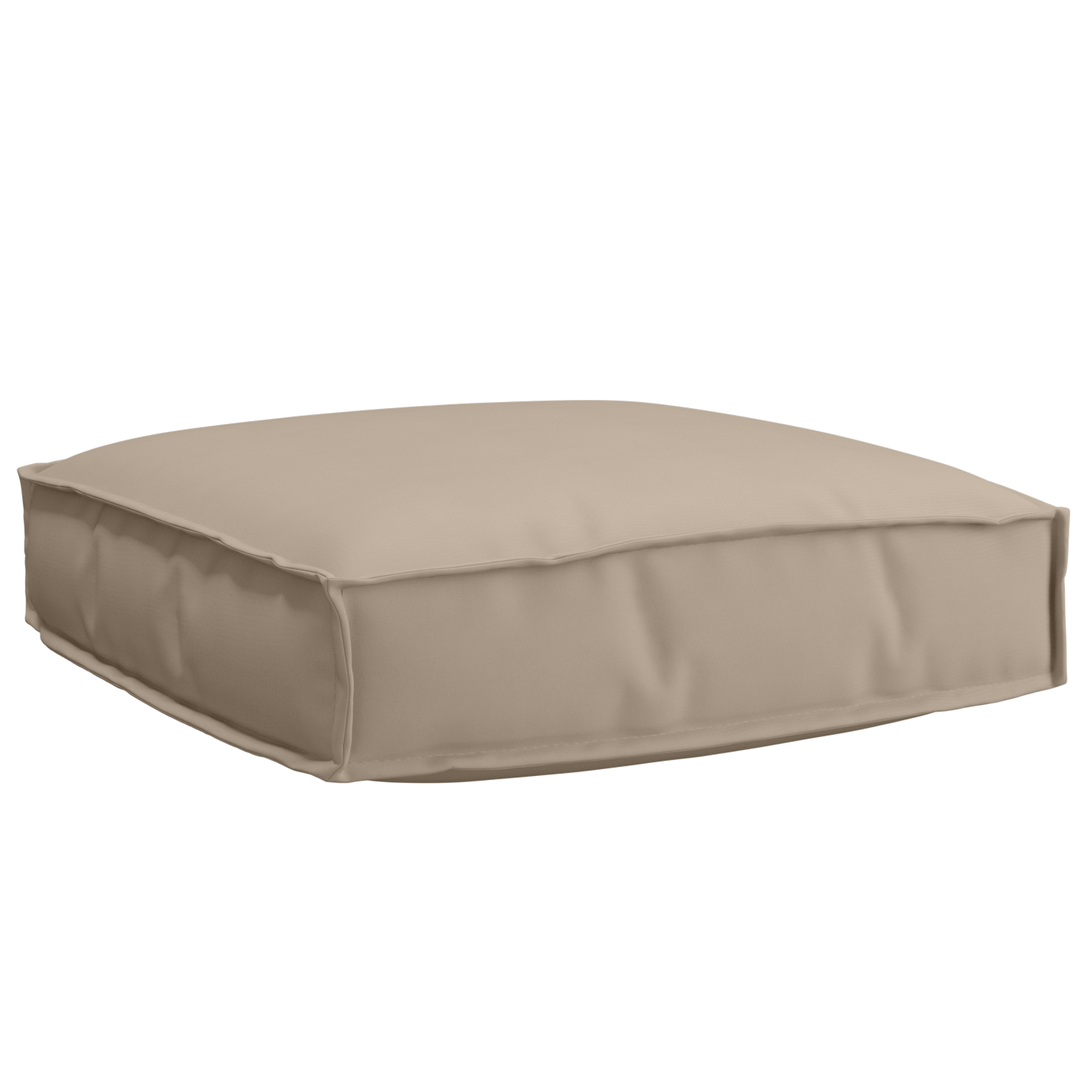 Conjunto de Almofadas para Palete 2 pcs Cinzento-acastanhado