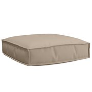 Conjunto de Almofadas para Palete 2 pcs Cinzento-acastanhado