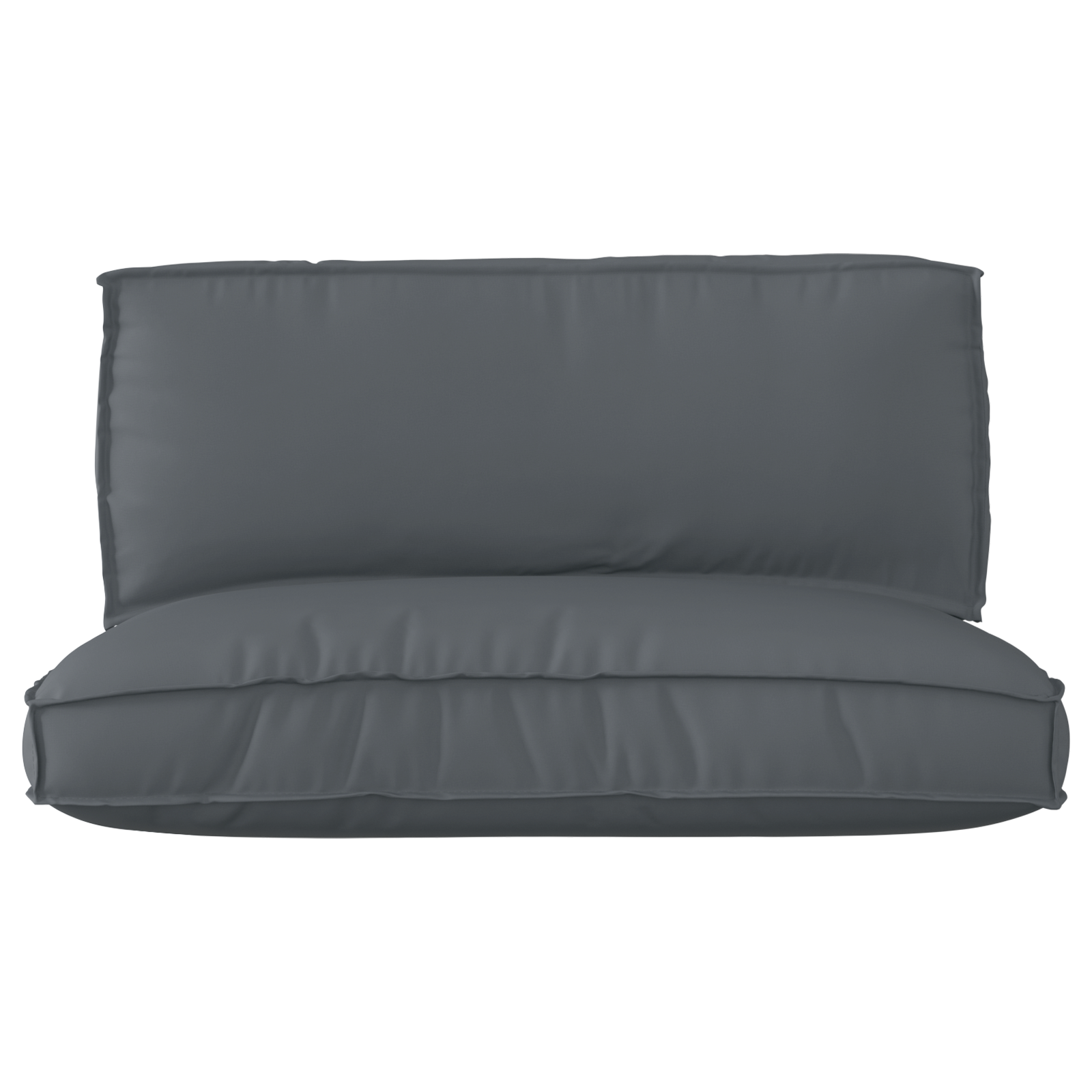 Conjunto de Almofadas para Palete 2 pcs Antracite