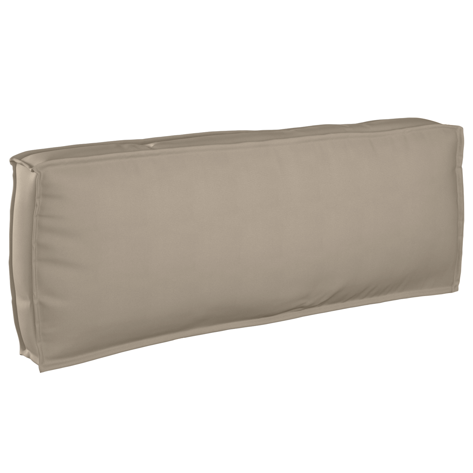 Conjunto de Almofadas para Palete 2 pcs Cinzento-acastanhado