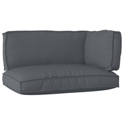 Conjunto de Almofadas para Palete 3 pcs Antracite