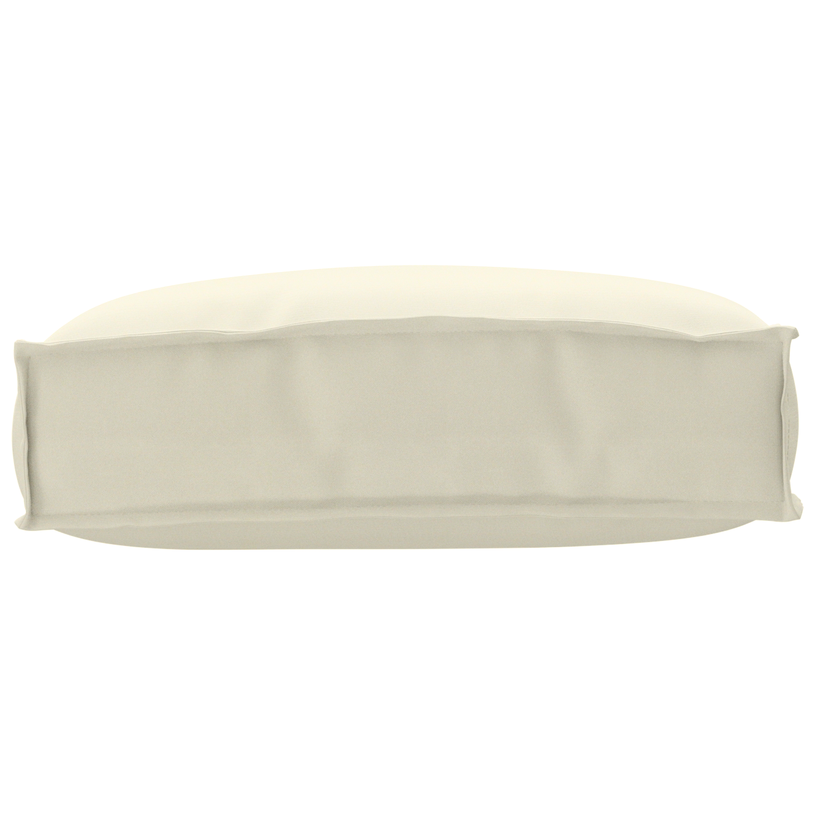 Almofada de palete para encosto Creme 50 x 40 x 12 cm