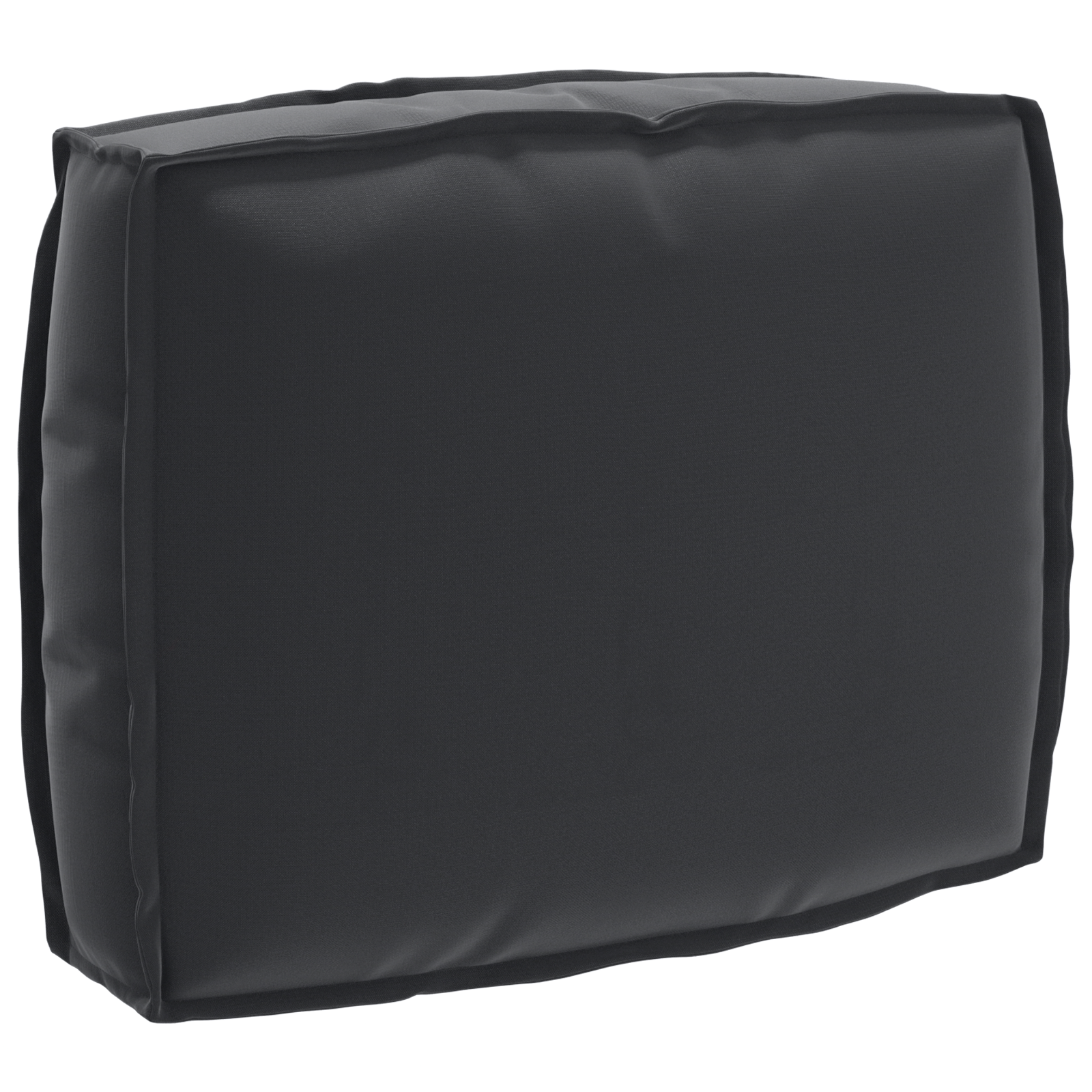 Almofada de palete para encosto Preto 50 x 40 x 12 cm