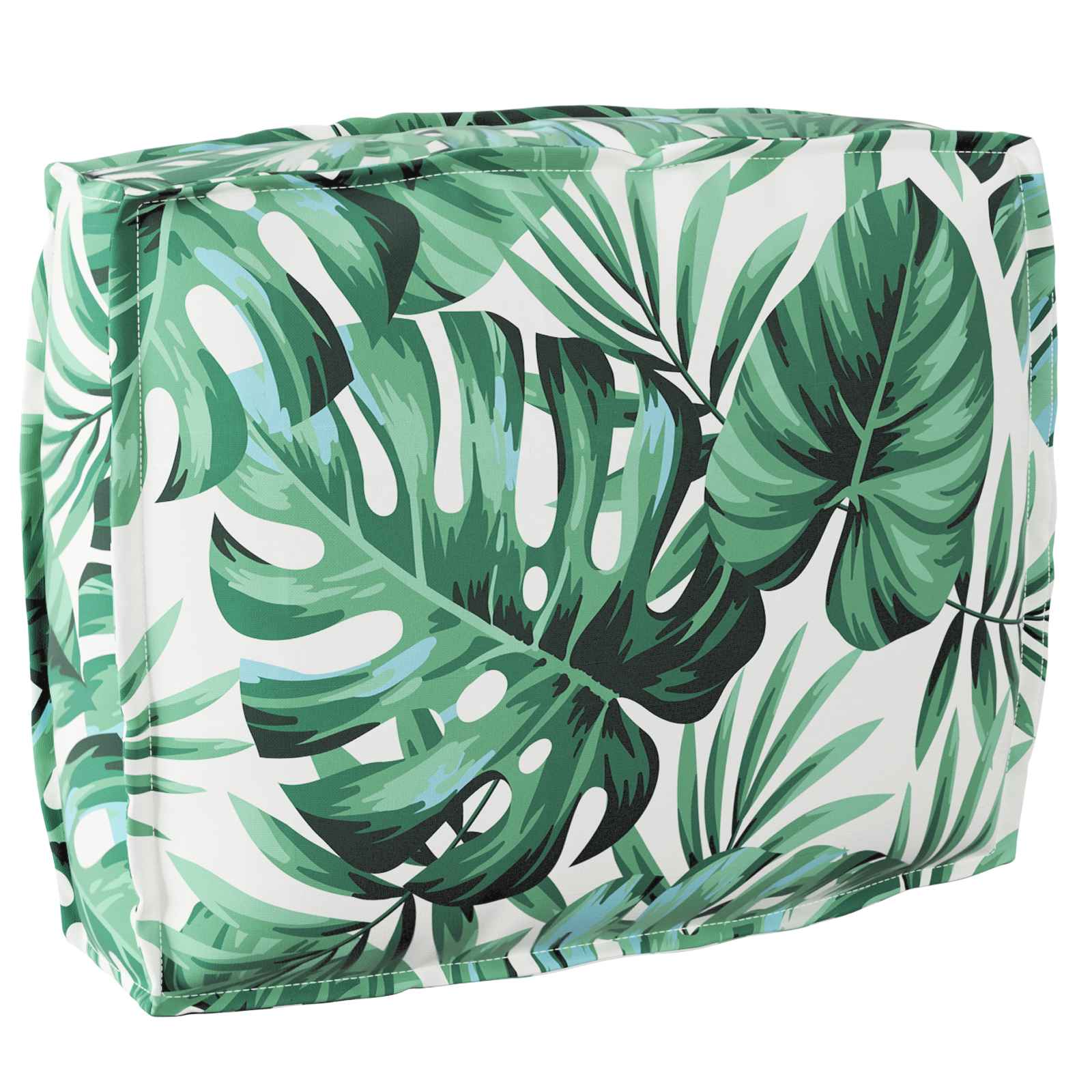 Almofada de palete para encosto Floral Padrão de folhas